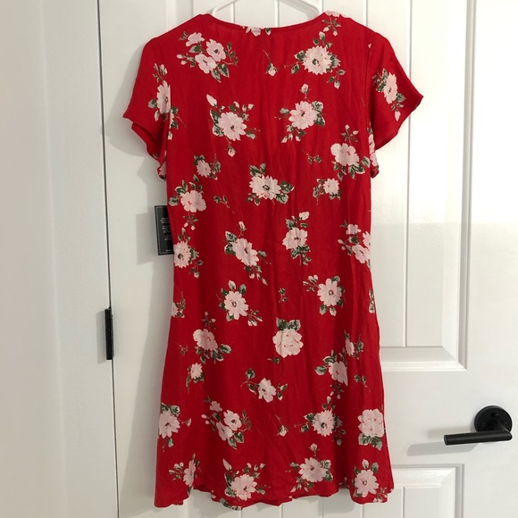 NWT Volcom Now or Now Short-Sleeve Floral Dress - Picture 11 of 11